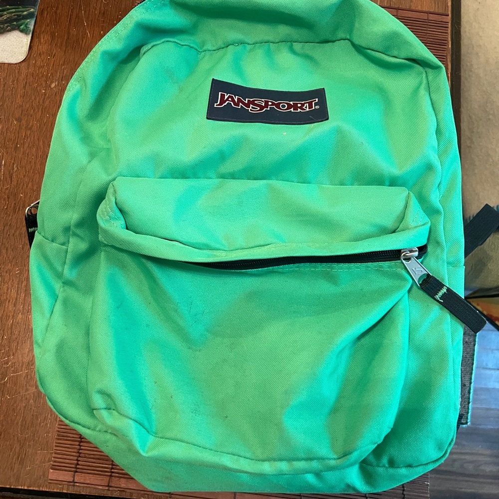 JanSport Green Classic Backpack - Vibrant Green - Picture 4 of 8